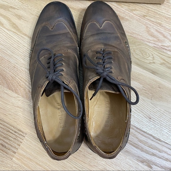 Bed Stu Brown Ponteggio Oxfords Sz 9 Leather Men’s - Picture 6 of 10